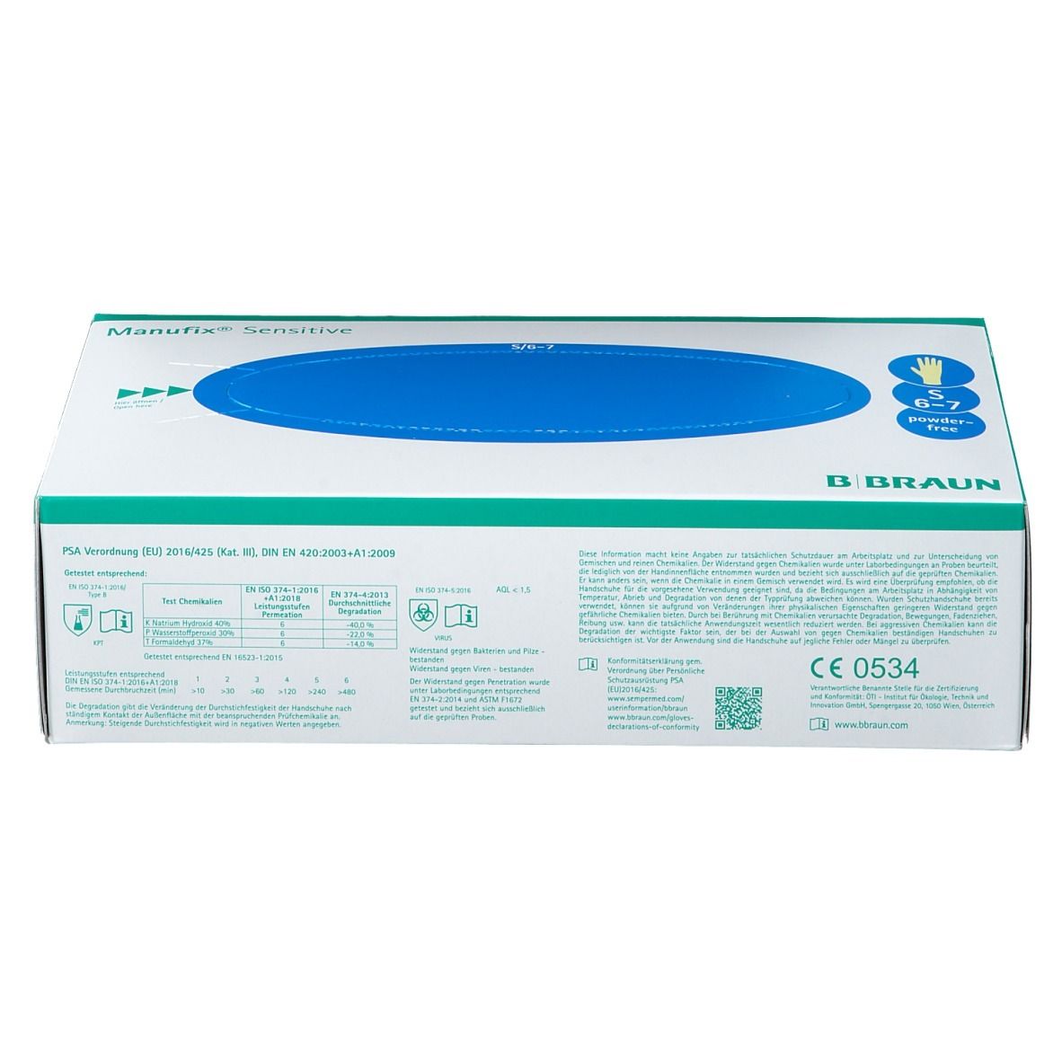 Manufix® Sensitive Handschuhe klein
