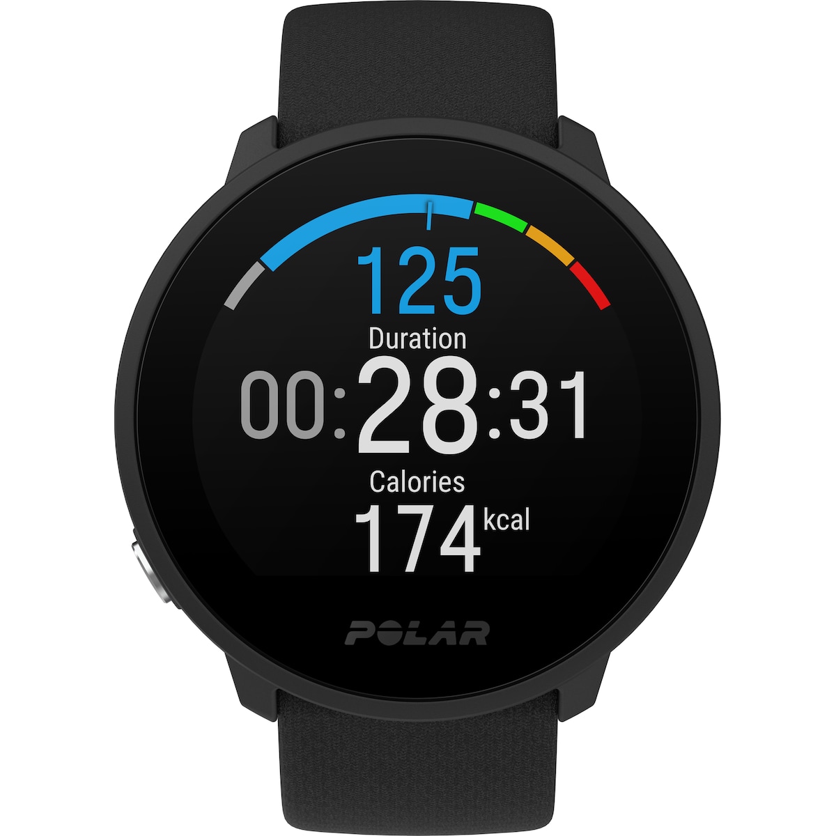 Polar Unite sportsklokke S/L (sort)