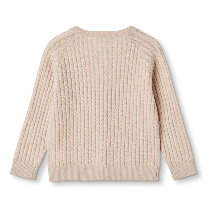 Fliink Cardigan Moon Laine Mérinos | Beige