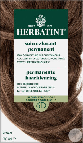 Herbatint Soin Colorant Permanent 6D Blond Foncé Doré 1 Kit