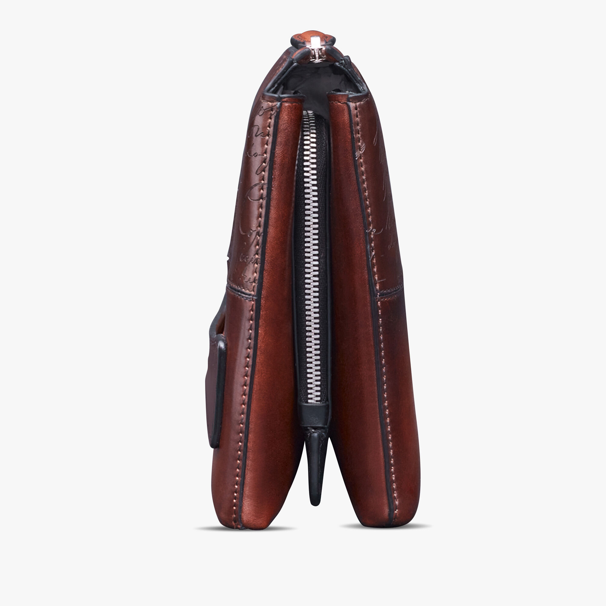 Pochette Tersio En Cuir Scritto