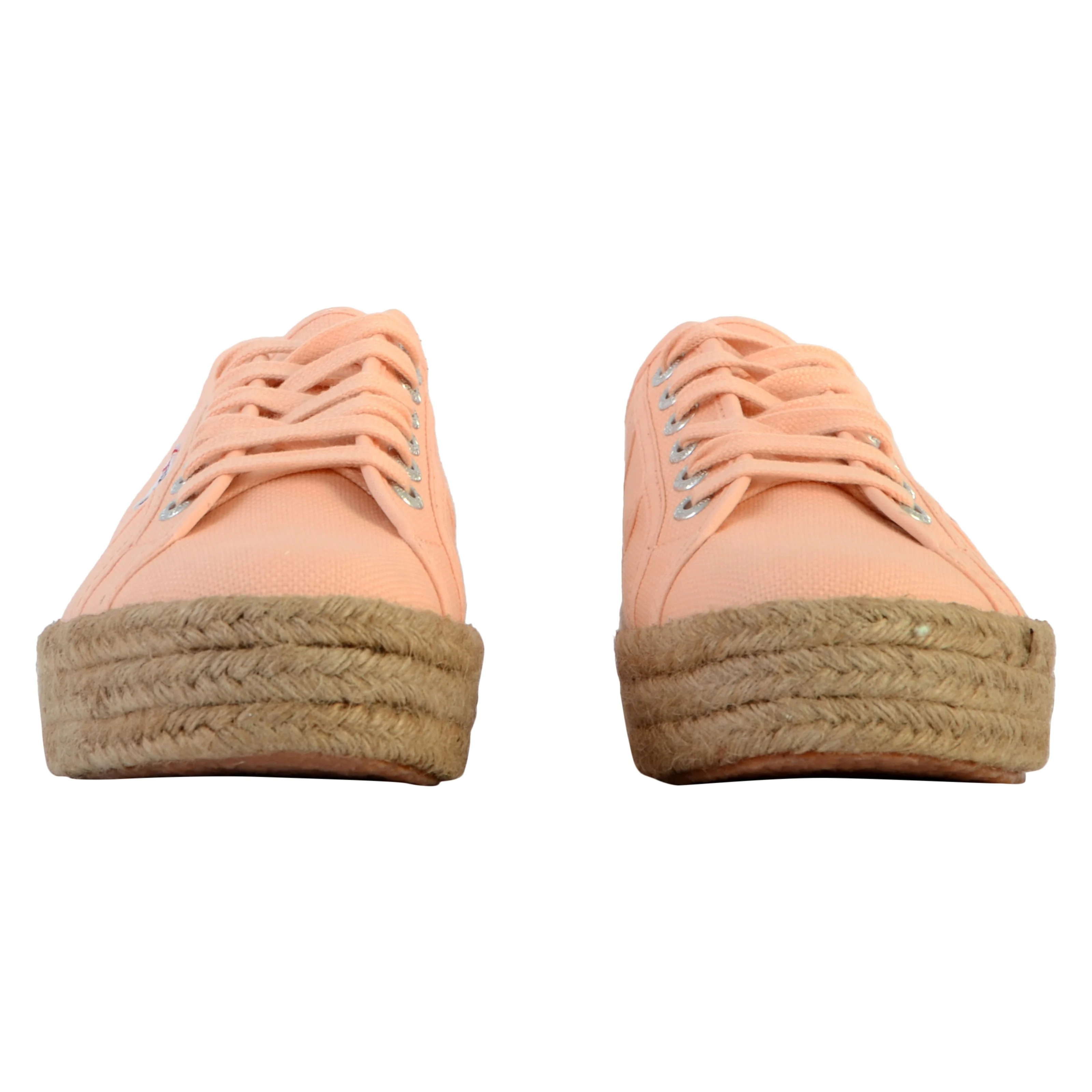 Basket basse à lacets superga rope | Rose