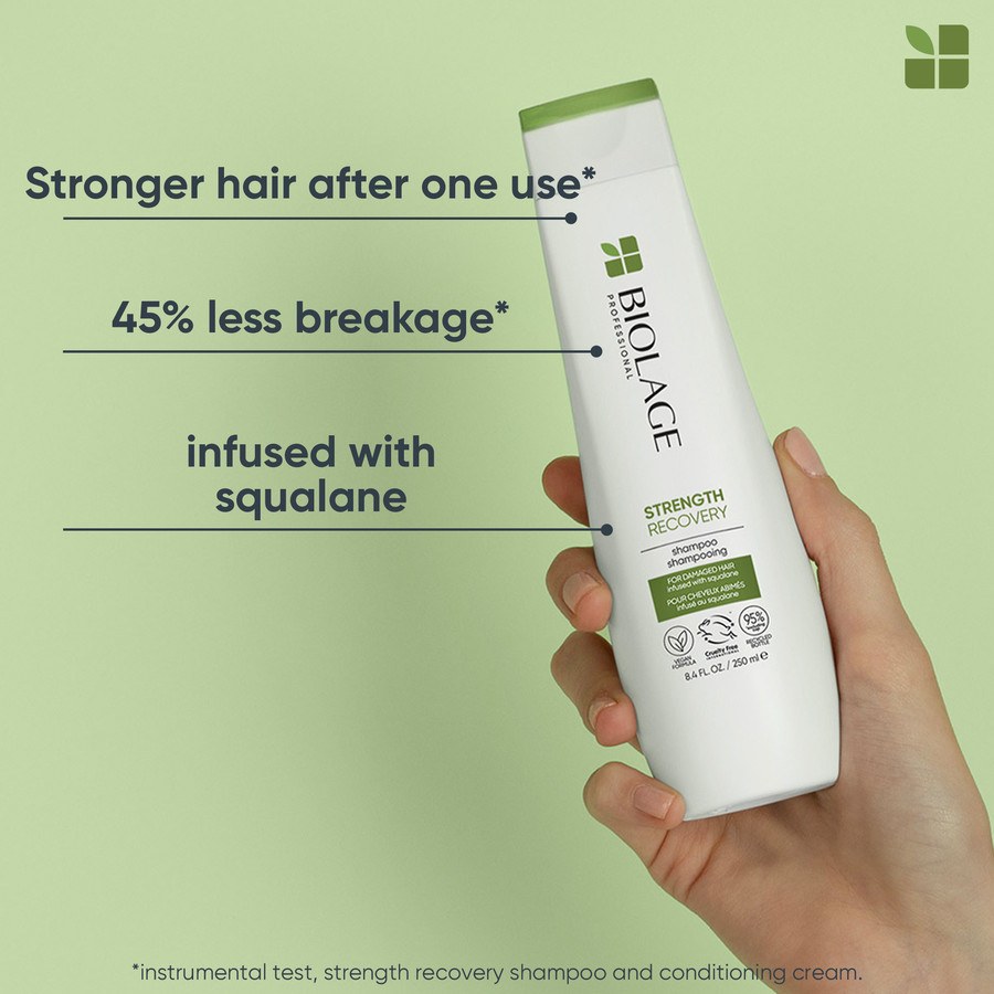 Biolage Strength Recovery Routine For Damaged Hair