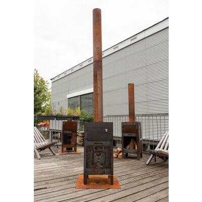 Zubehör zu Stahlherd Outdooroven, Kaminrohr