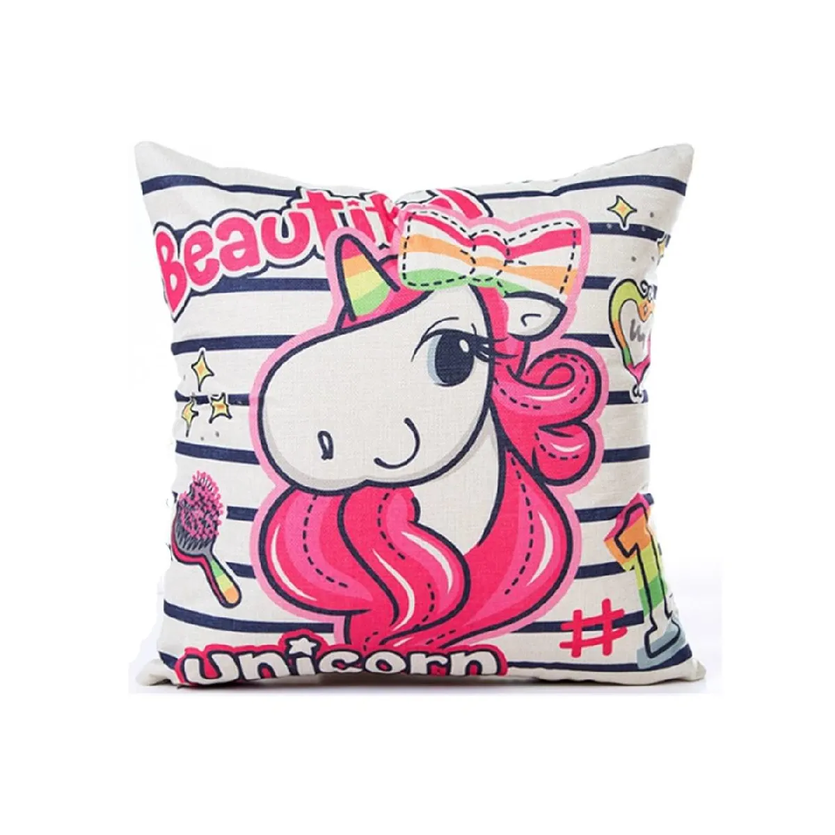 Housse de coussin Licorne 18