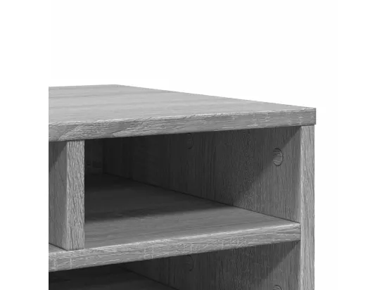Support d'imprimante sonoma gris 49x40x22,5cm bois d'ingénierie