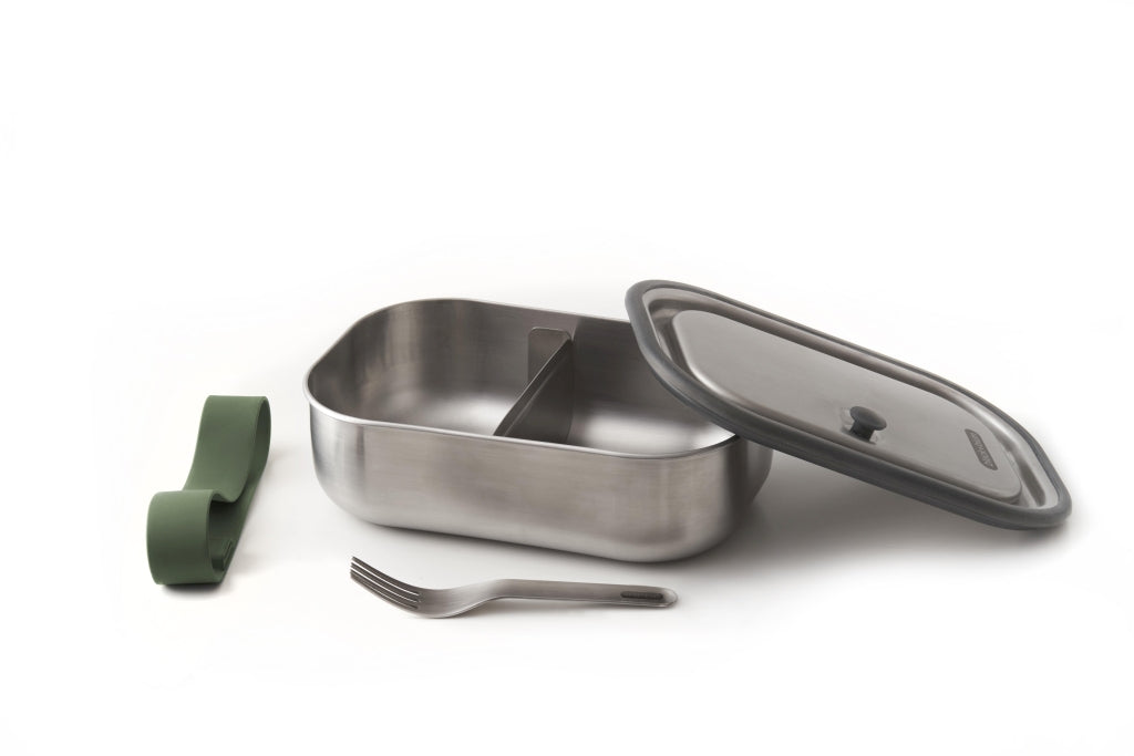 Black+Blum RVS Lunchbox - 1 Ltr - Groen