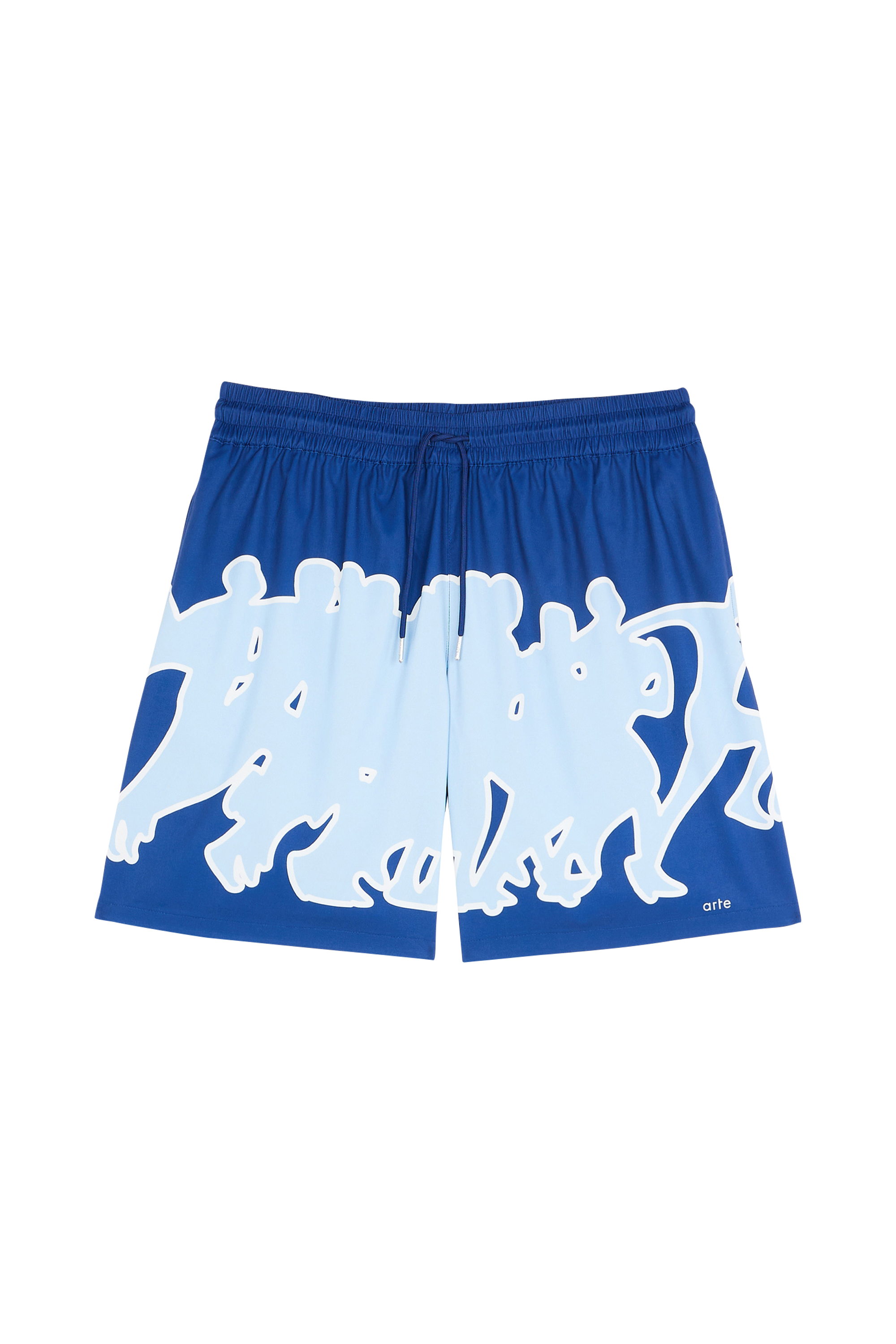ARTE ANTWERP Short  Samuel Multi Runner Shorts Bleu