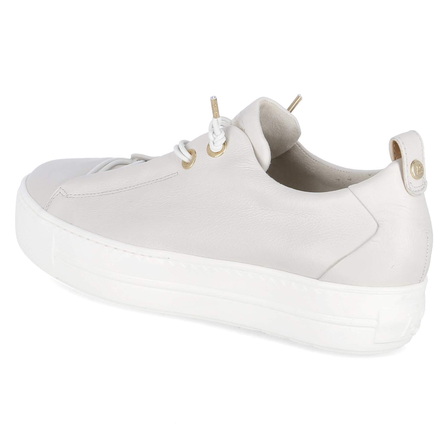 Paul Green Low Sneaker - ivory / gold