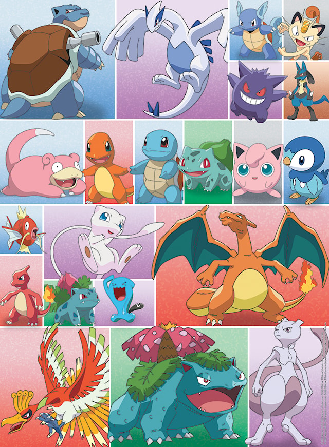 Pokémon Collection 2x500 Puslespill brikker, Ravensburger