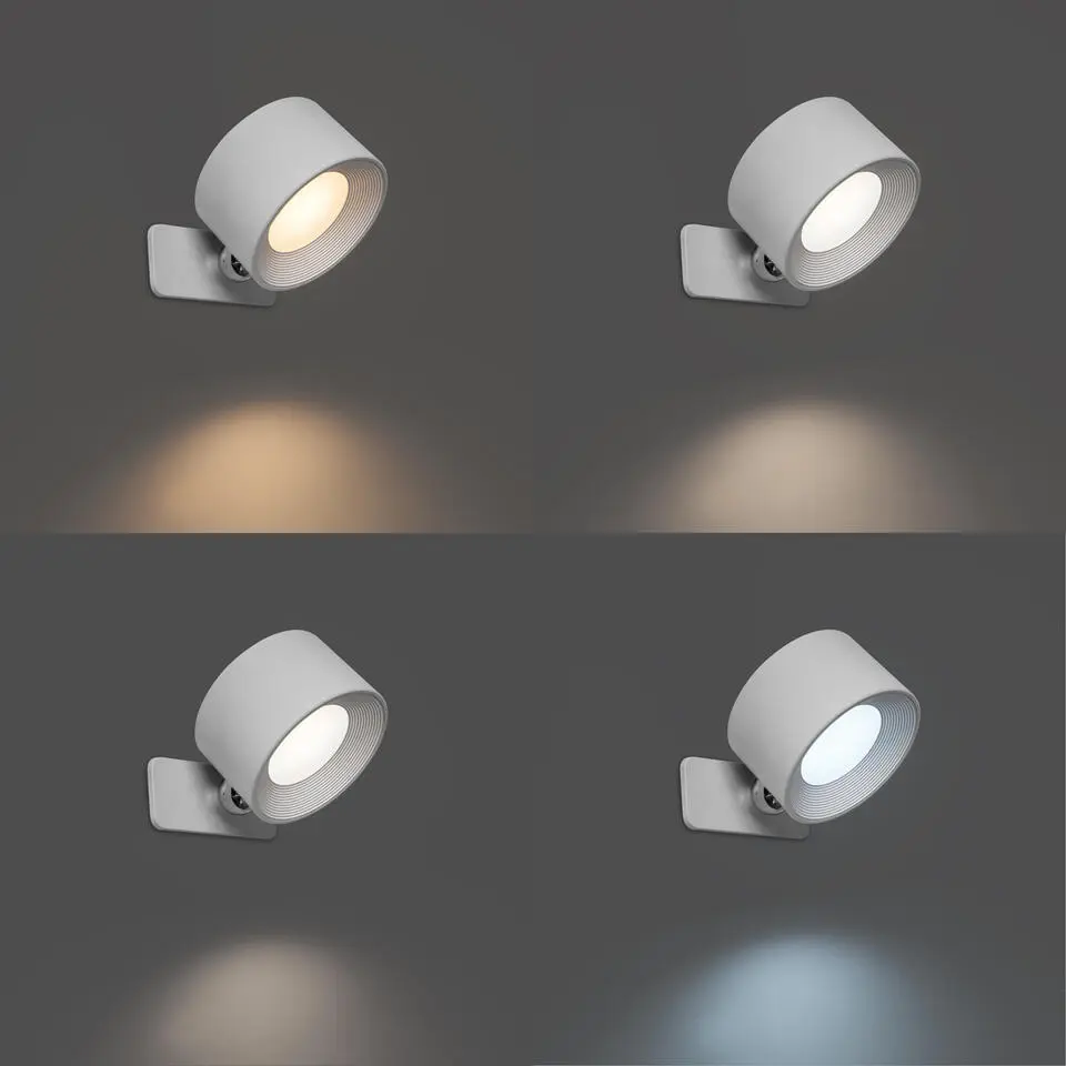 Qazqa wandlampen bright wit geïntegreerde led