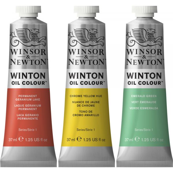 Winsor & Newton Tinta Óleo Winton 37 ml Amarelo Cadmio Pálido (119)
