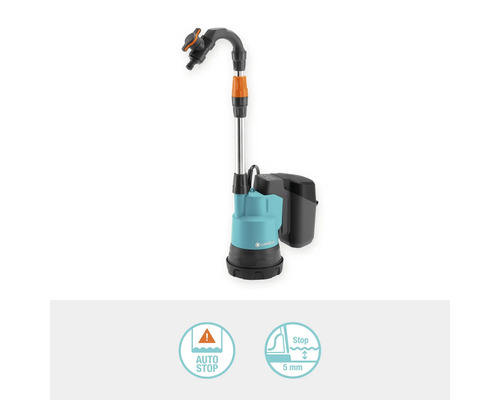 GARDENA 2000/2 18V (Power for All) accu-regentonpomp inclusief accu en lader