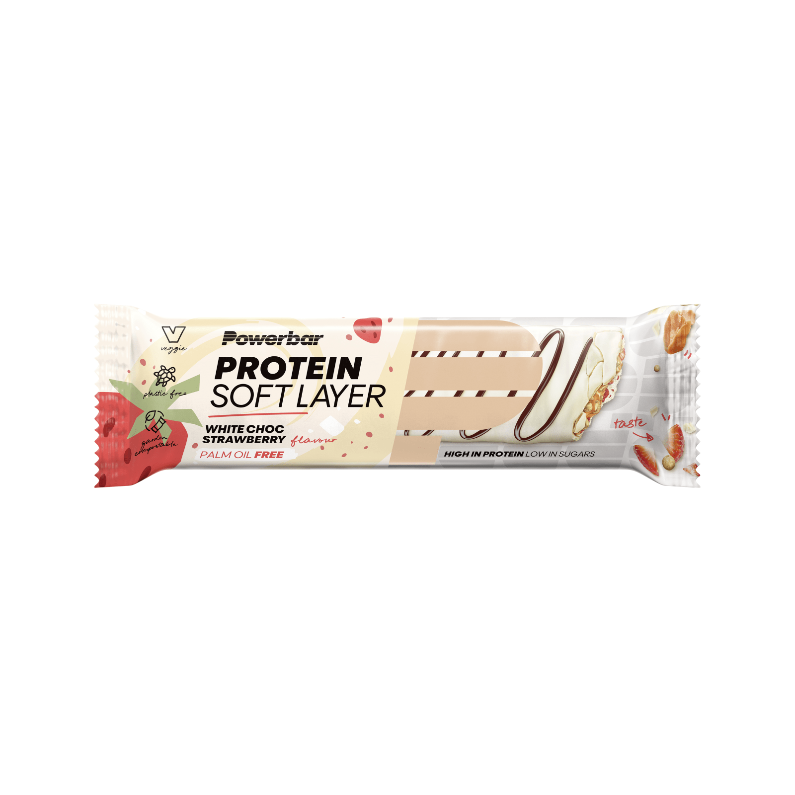 Protein Soft Layer - 12x40g - White Chocolate Strawberry