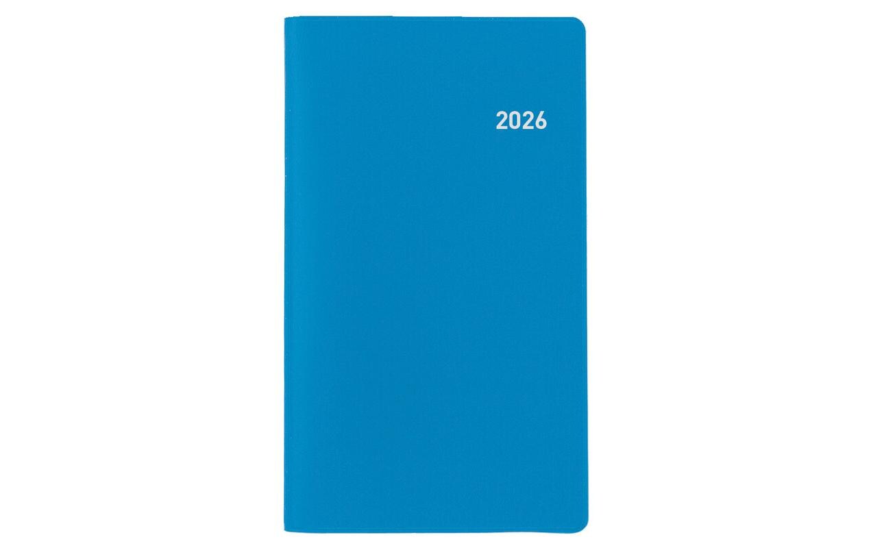 Taschenagenda Planer Luzern Blau, 8.7 x 15.3 cmMonatsplaner 2026