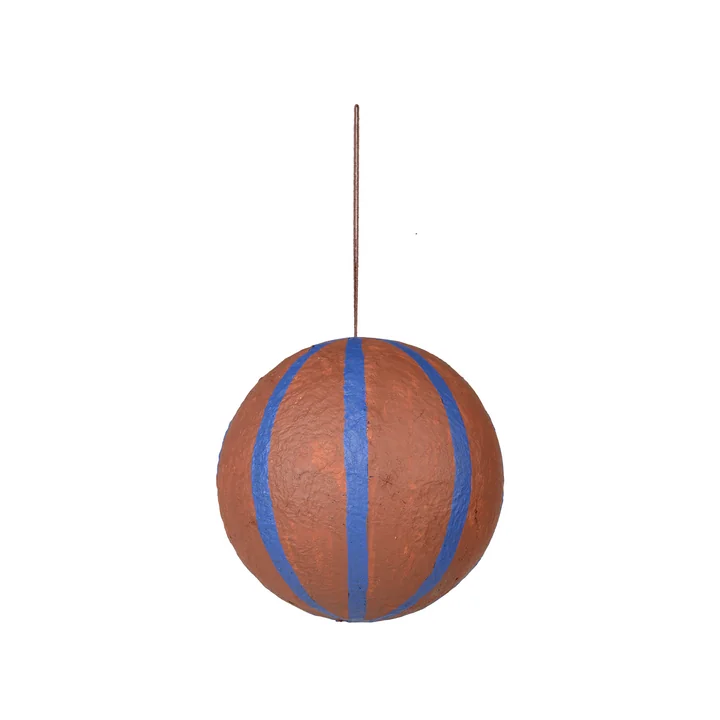 Broste Copenhagen - Sphere Christbaumkugel, Ø 12 cm, caramel brown