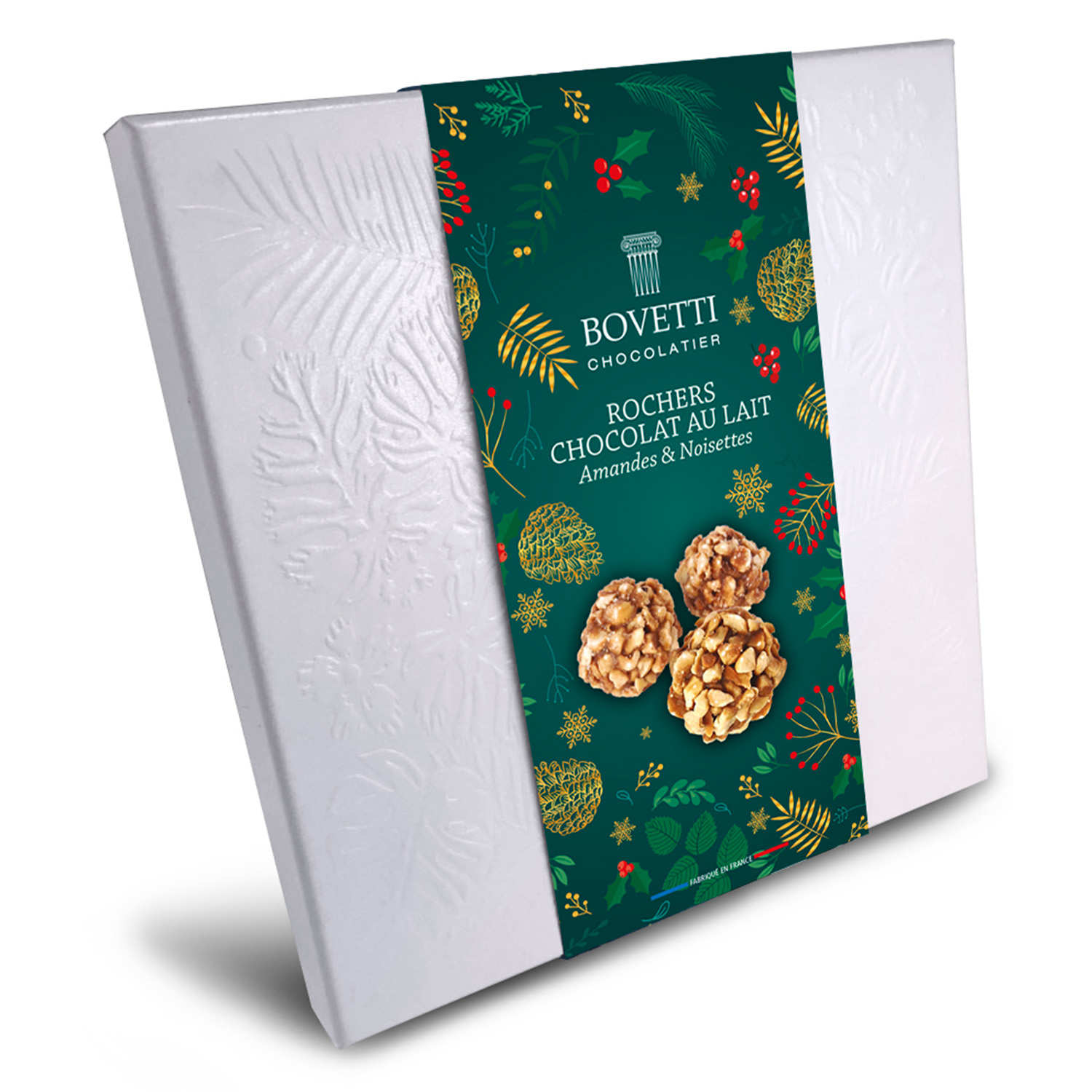 Rochers chocolat au lait et amande aux éclats de noisette