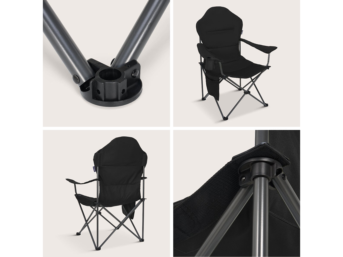 TRVLMORE Small Plus vouwstoel - Black