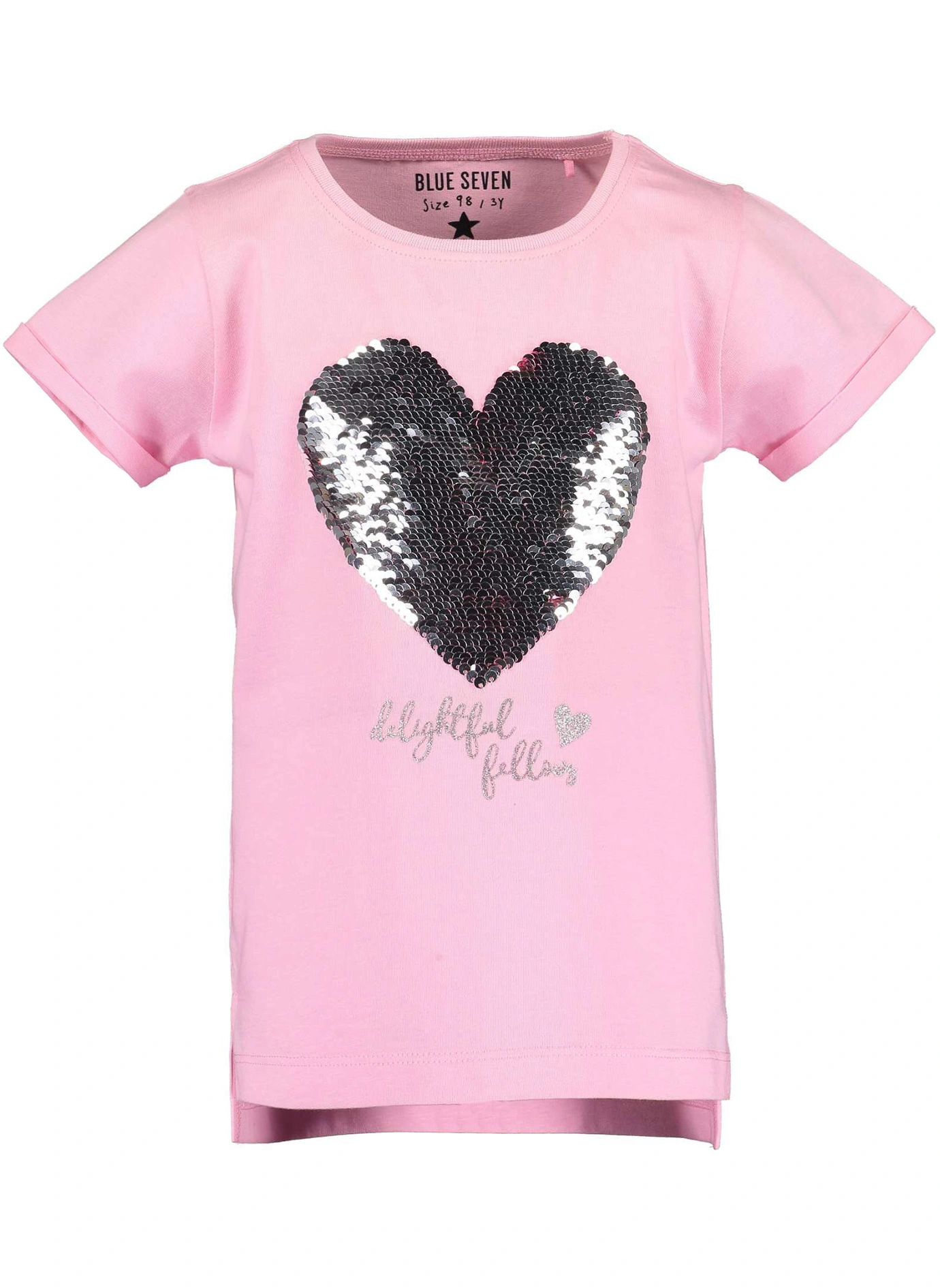 T-Shirt LOVE HORSE mit Pailletten in azalee