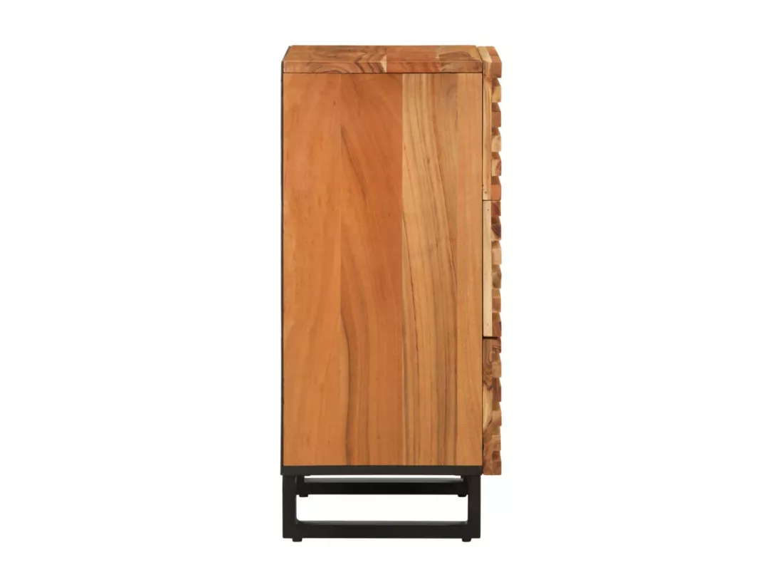 Buffet 40x34x75 cm bois d'acacia massif