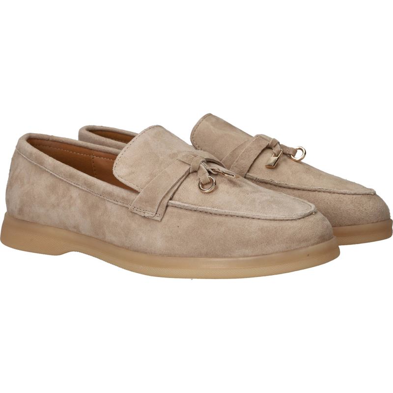 Shoecolate Instappers Taupe Dames