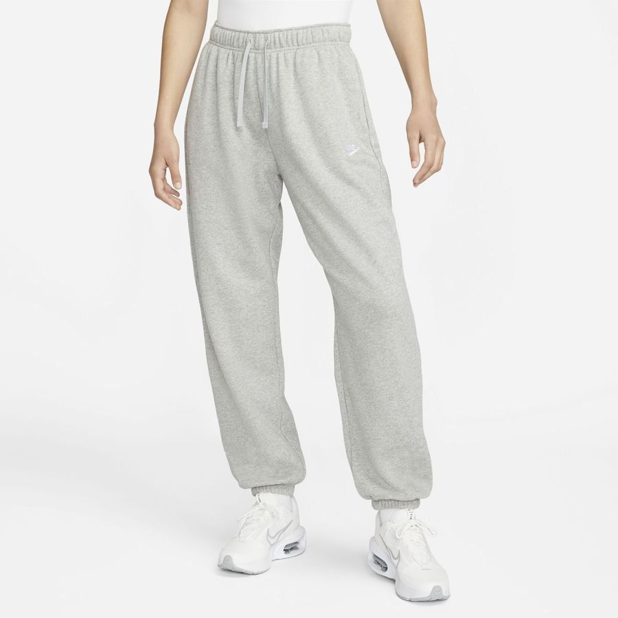 Nike Bas de Survêtement NSW Club Fleece Oversized - Gris/Blanc Femme