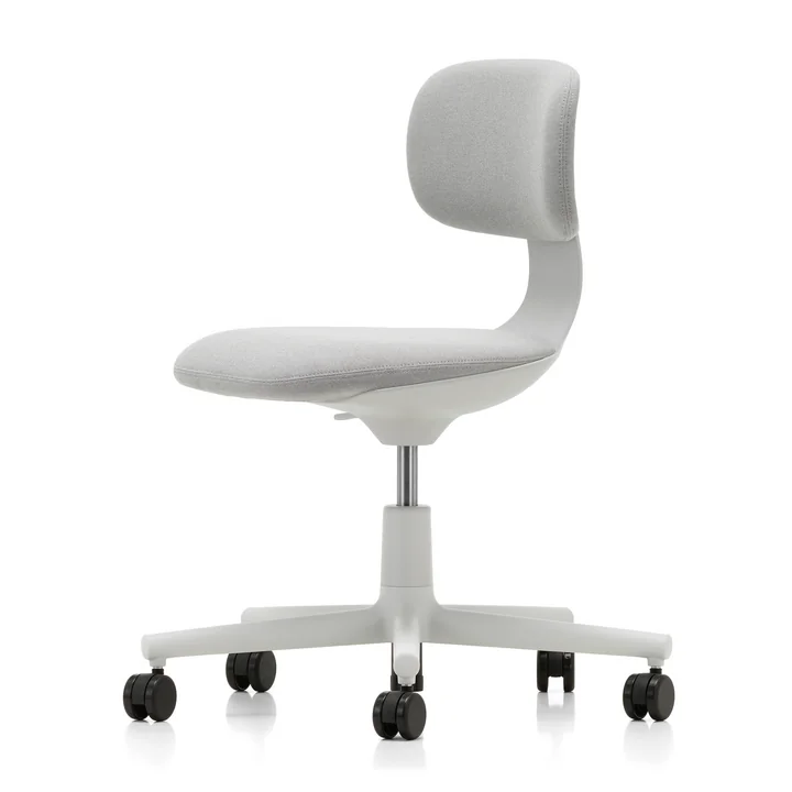 Vitra - Rookie Bürostuhl, tiefschwarz / Plano nero (Hartbodenrollen)