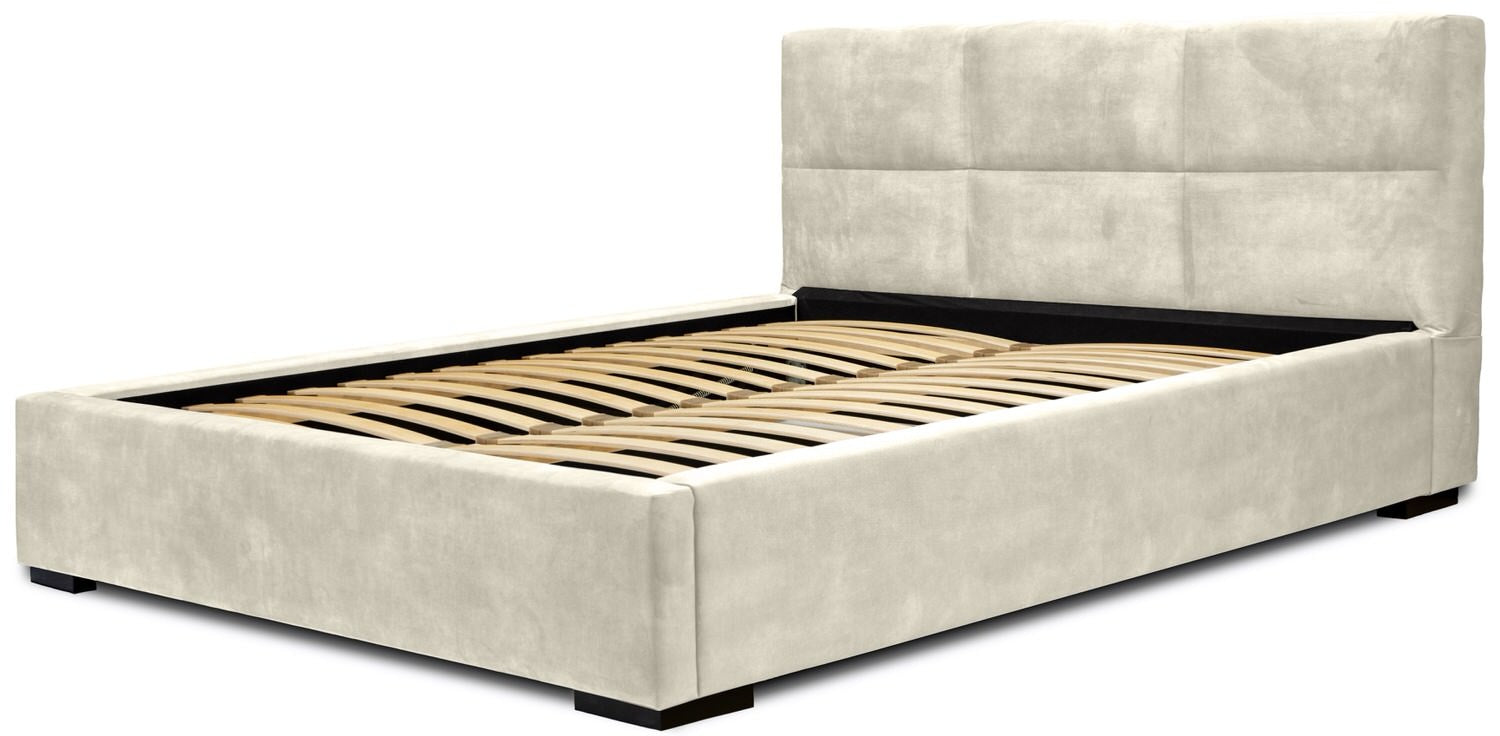 Trae Mobler Porto 140 x 200 cm Gestoffeerd Bed Zand