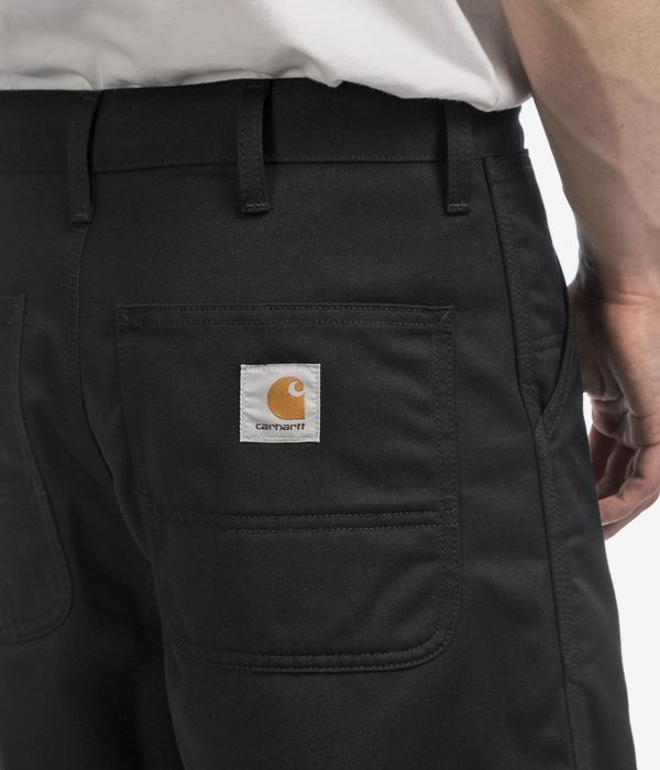 Carhartt WIP Simple Denison Twill Shorts (black rinsed)