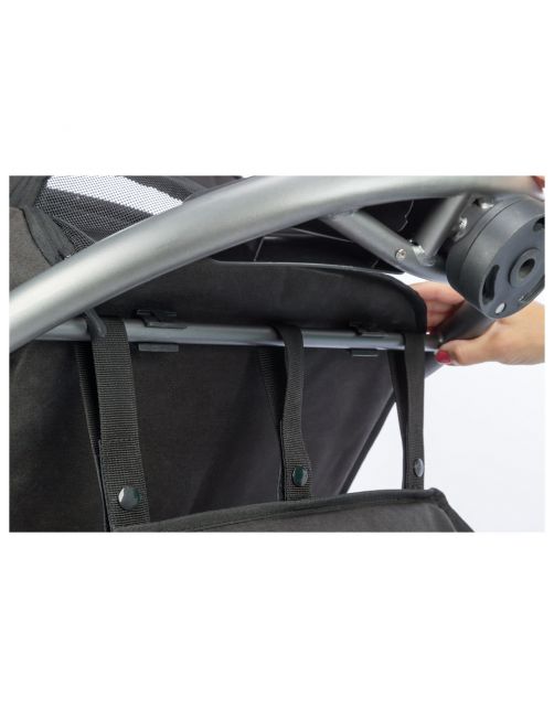 Trixie Buggy - Hondentrolley - 60x112x120 cm Zwart Petrol