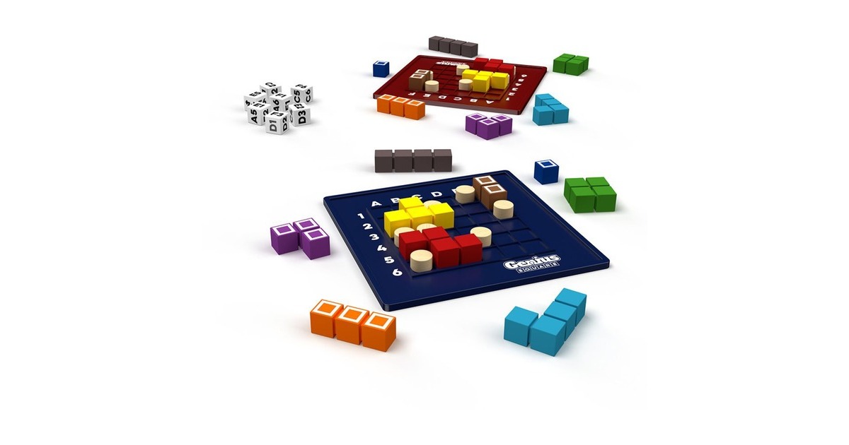 SmartGamesGenius Square Bordspel  (Nederlands, 1 - 2 spelers, Vanaf 6 jaar)