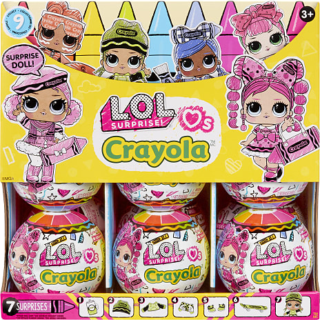 L.O.L. Loves Crayola tots