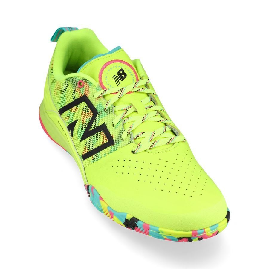 New Balance Audazo V6 Pro IN - Jaune Fluo/Multicolor