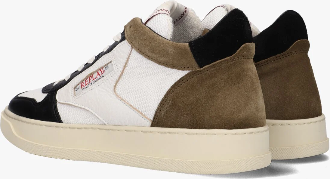 REPLAY witte replay hoge sneaker reload cordoba