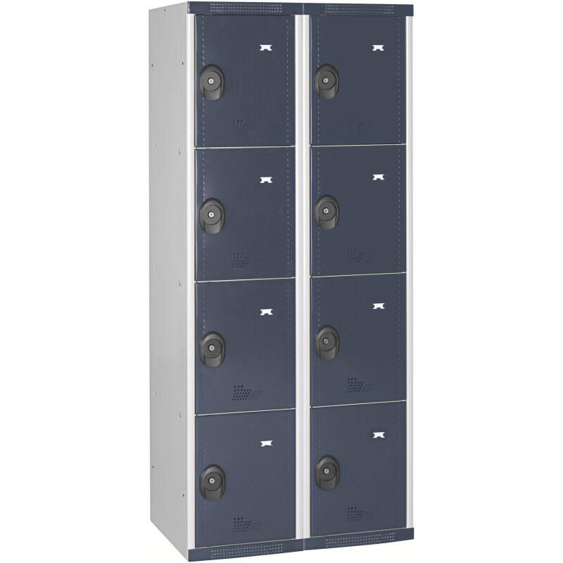 Vestiaire colonnes 4 cases monobloc
