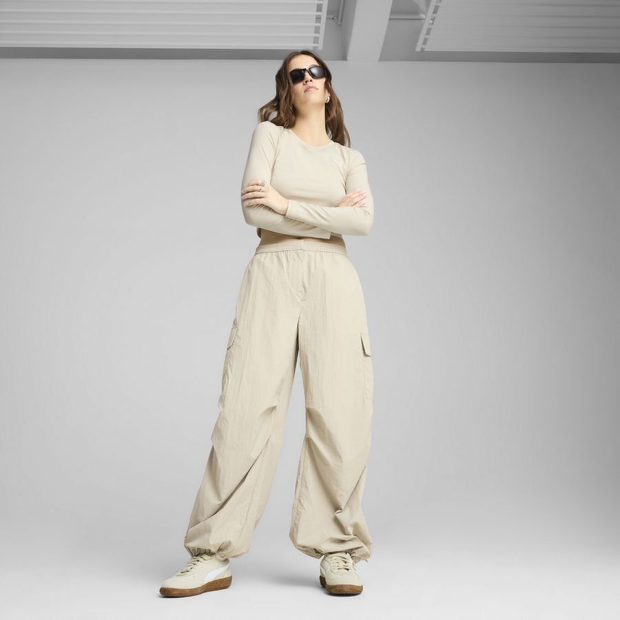 Puma WARDROBE ESS Kurzes figurbetontes T-Shirt