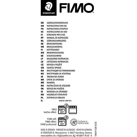 Fimo Made by You vægpynt