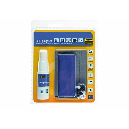 Idena Reinigungsset, 25ml Spray + Mikrofaser-Tuch