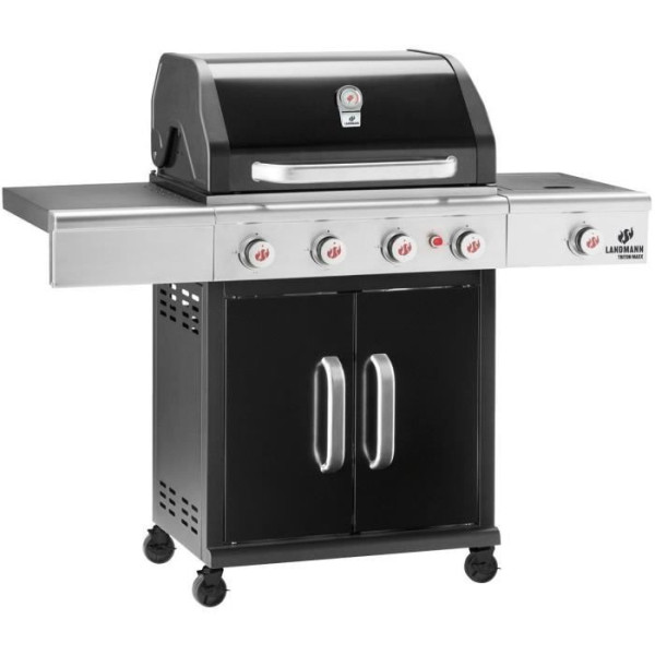 Landmann triton pts maxx 4.1 gaz to coal barecue gaz 4 feux + 1 brûleur latéral