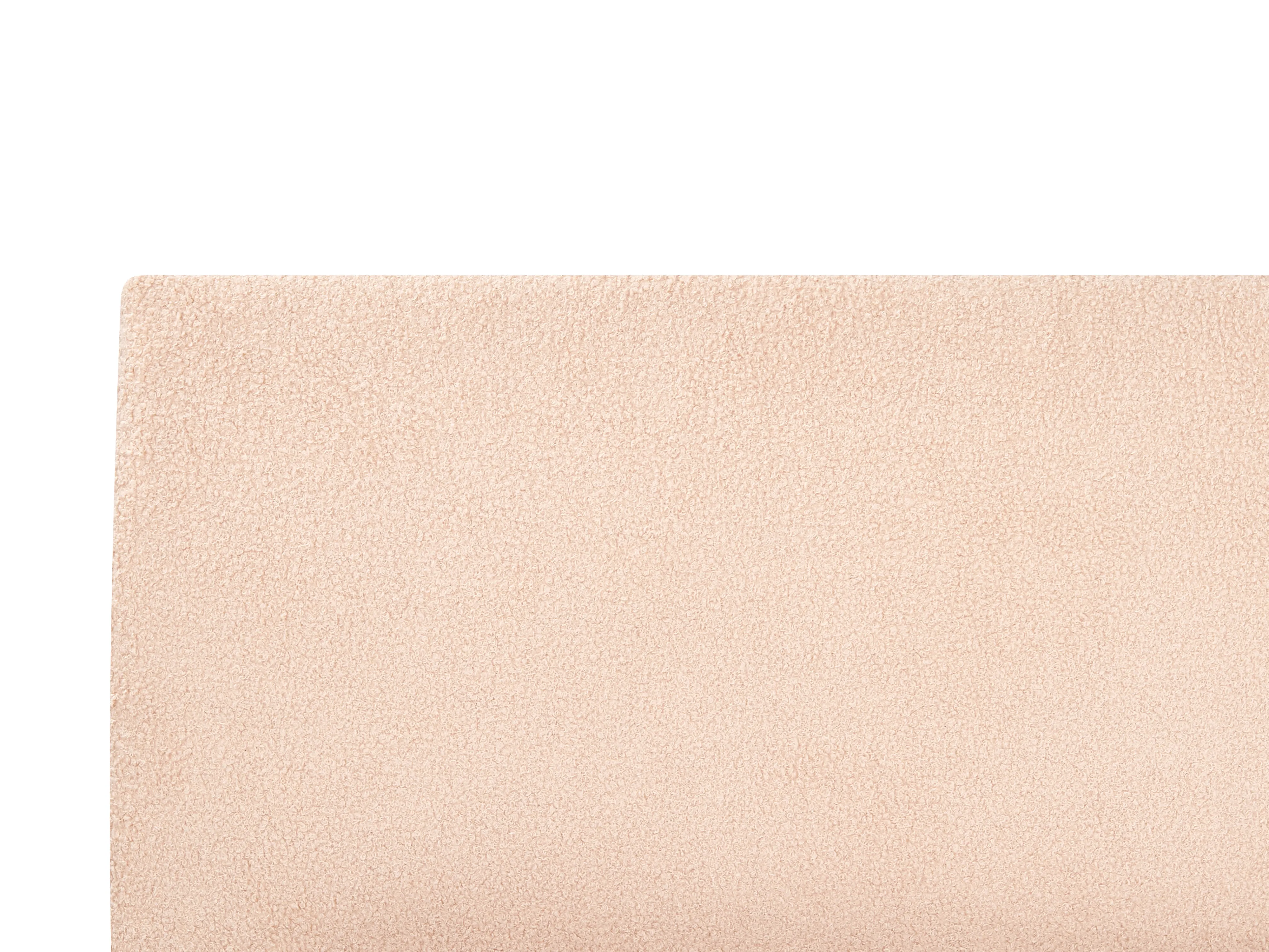 Bed met opbergruimte Bouclé ORBEY 180 x 200 cm Beige