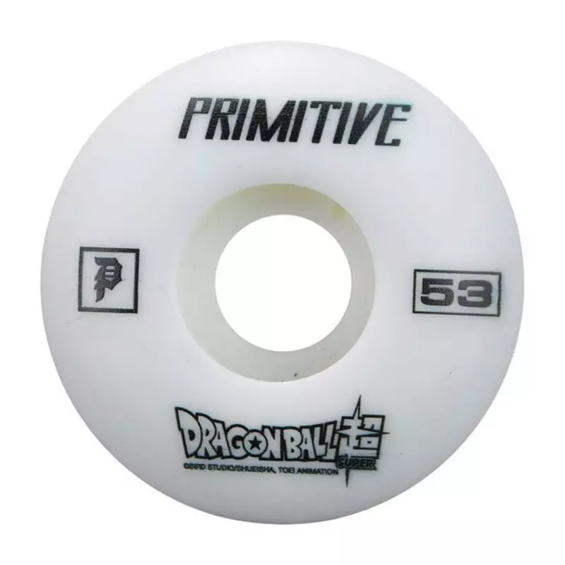 Roues skate PRIMITIVE (x4) Rodriguez Ssr Goku Bk Blanc 53mm