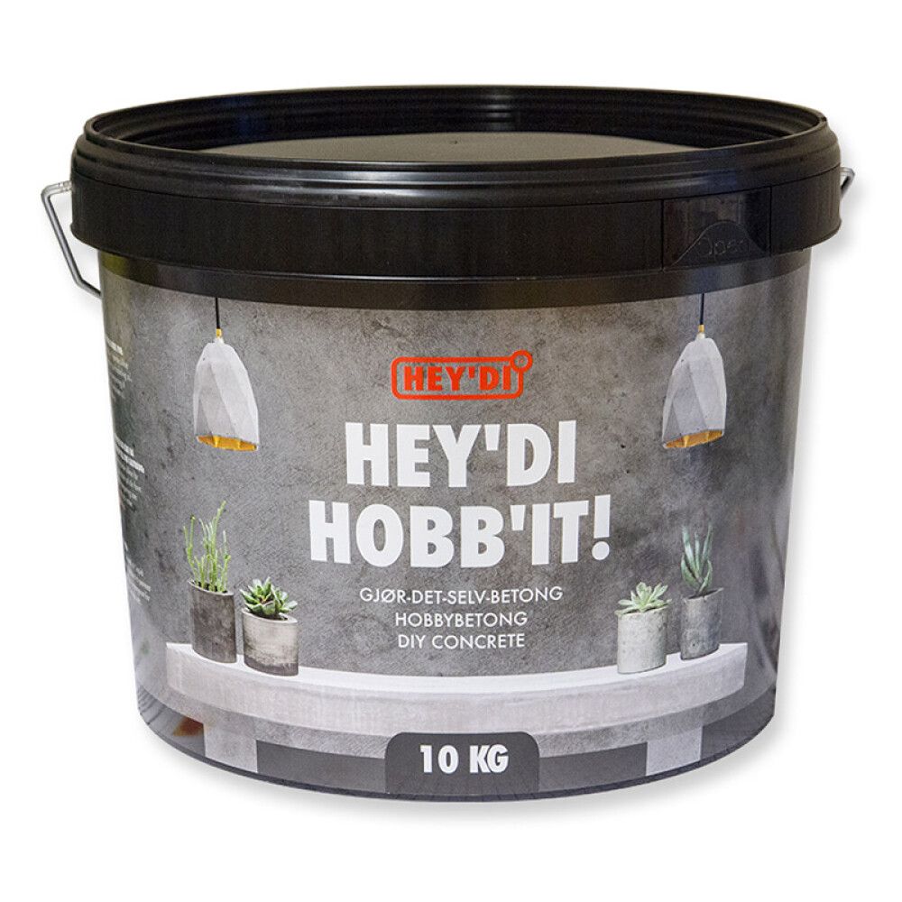 SPESIALBETONG HEY'DI HOBB'IT BETONGGRÅ 10KG