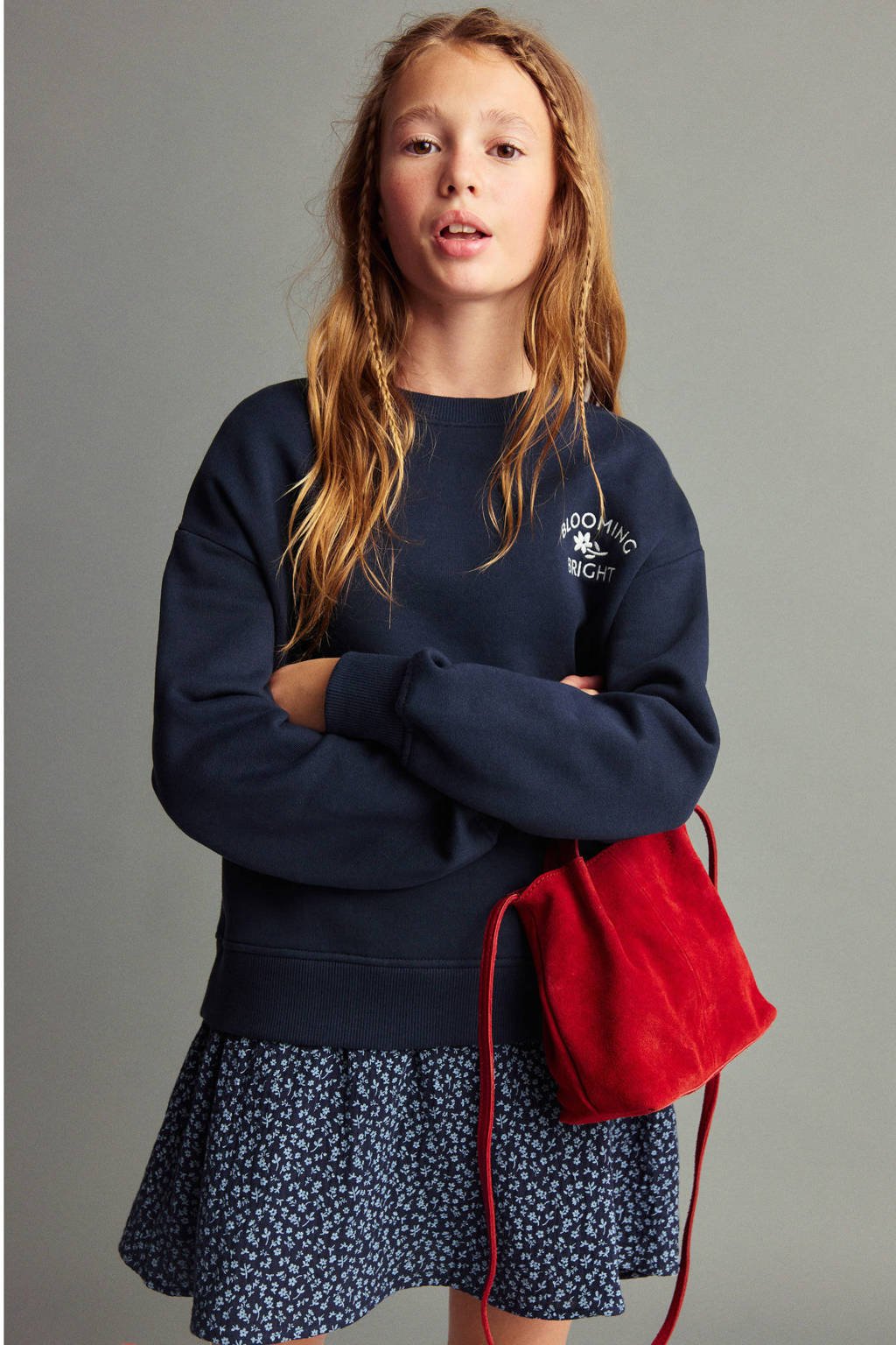 Mango Kids sweatjurk marine