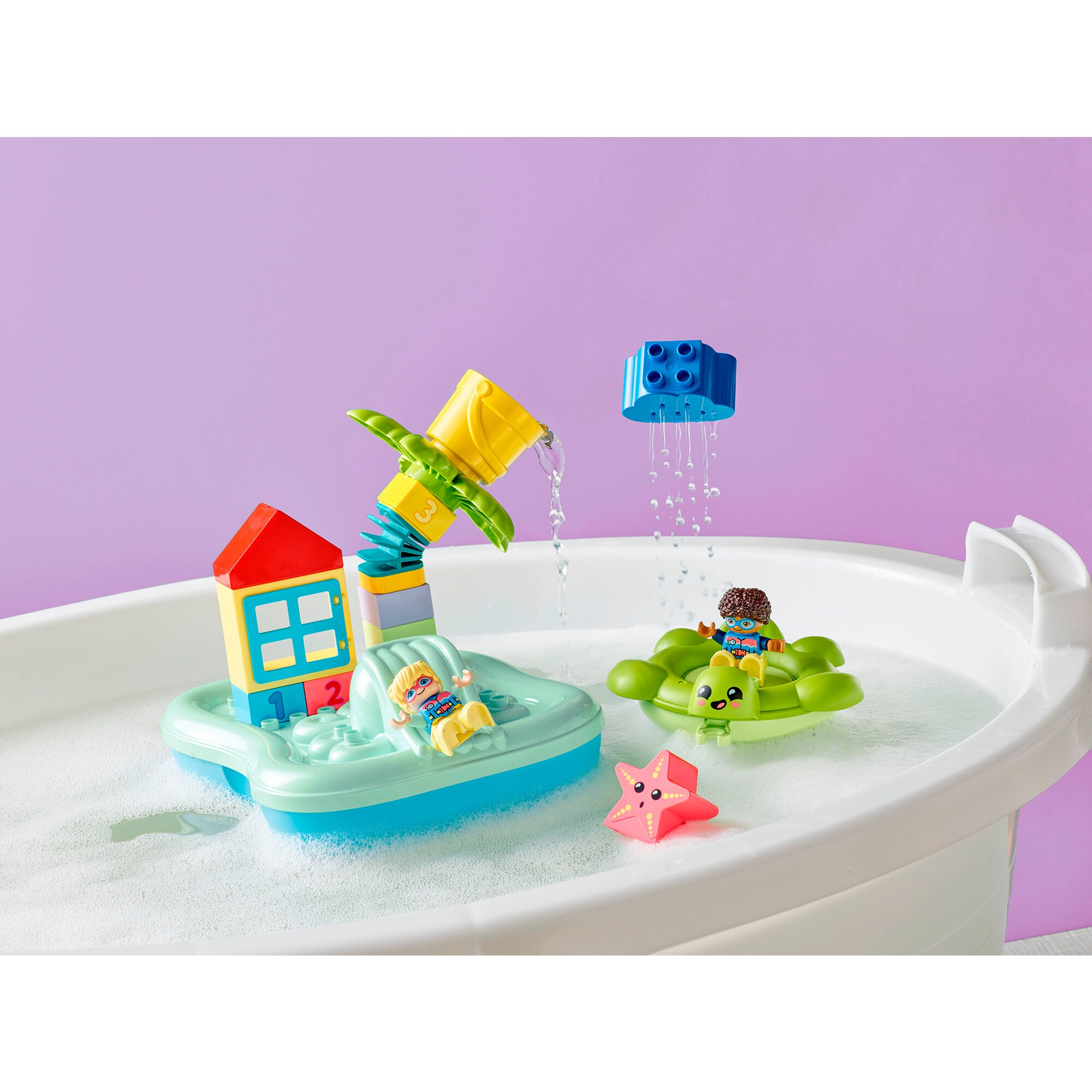 LEGO Konstruktionsspielzeug DUPLO Wasserrutsche