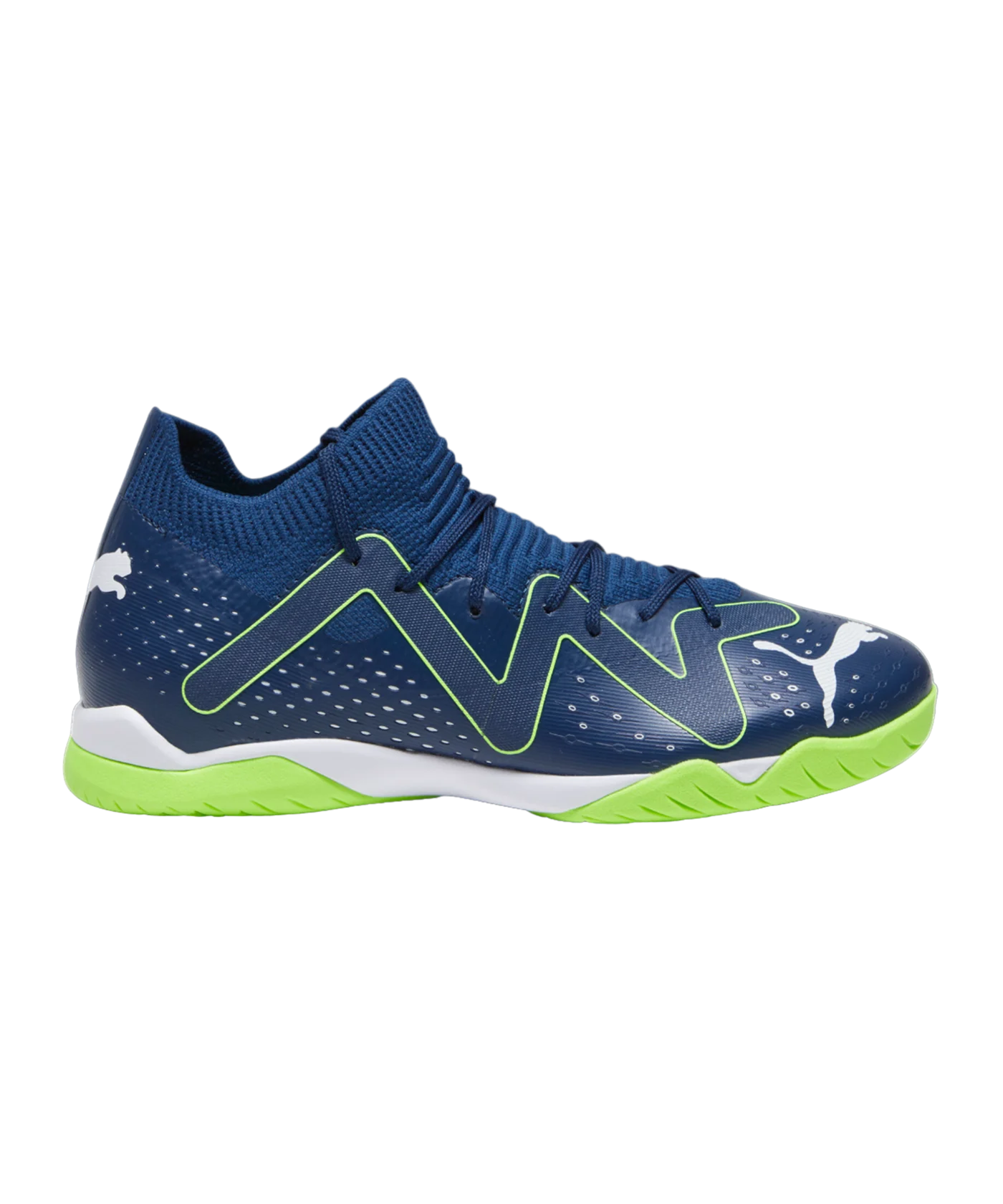 PUMA FUTURE Match+ Mid IT Halle Jr Gear Up Kids Blau F03