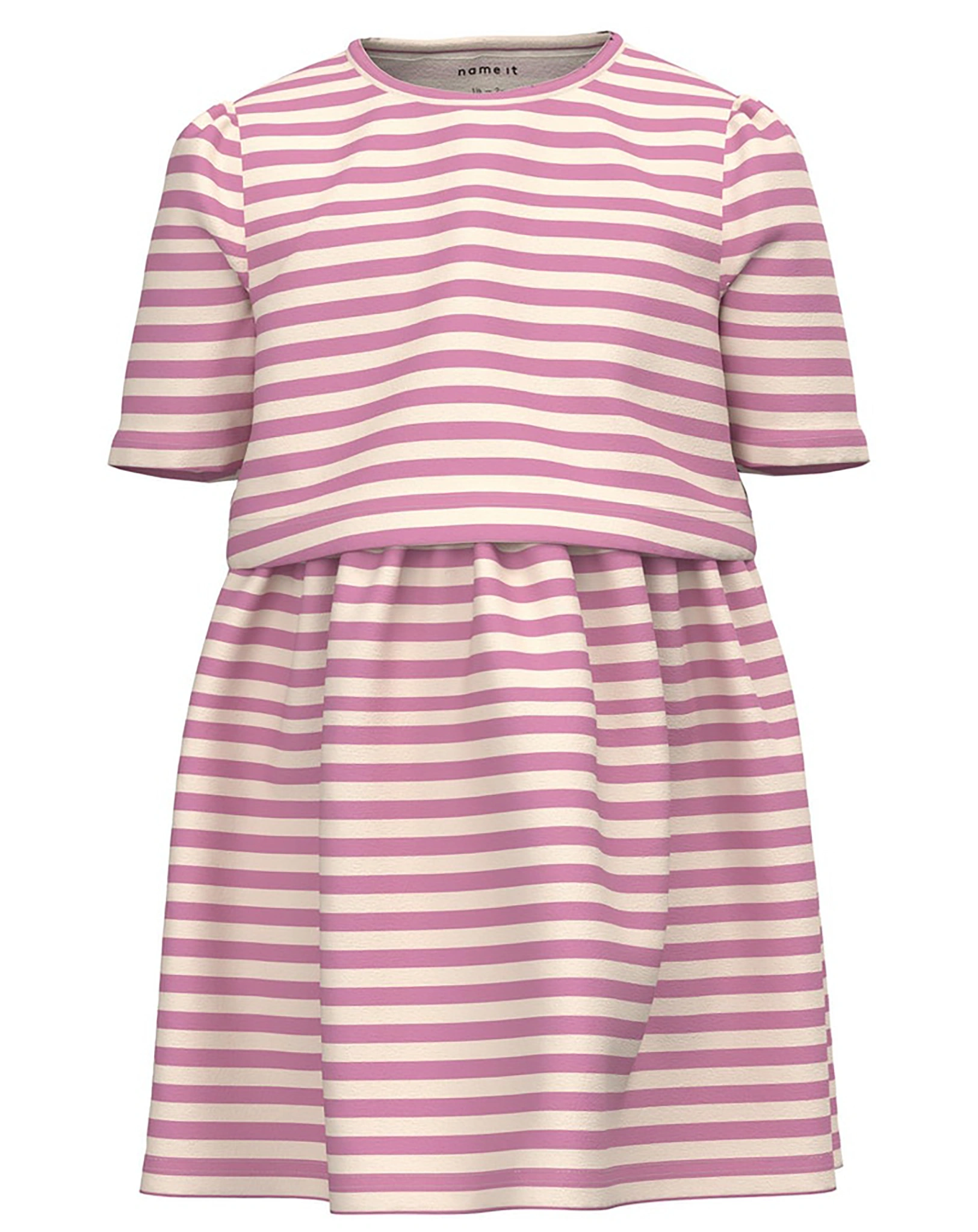 Kurzarmkleid NMFJIA in smoky grape