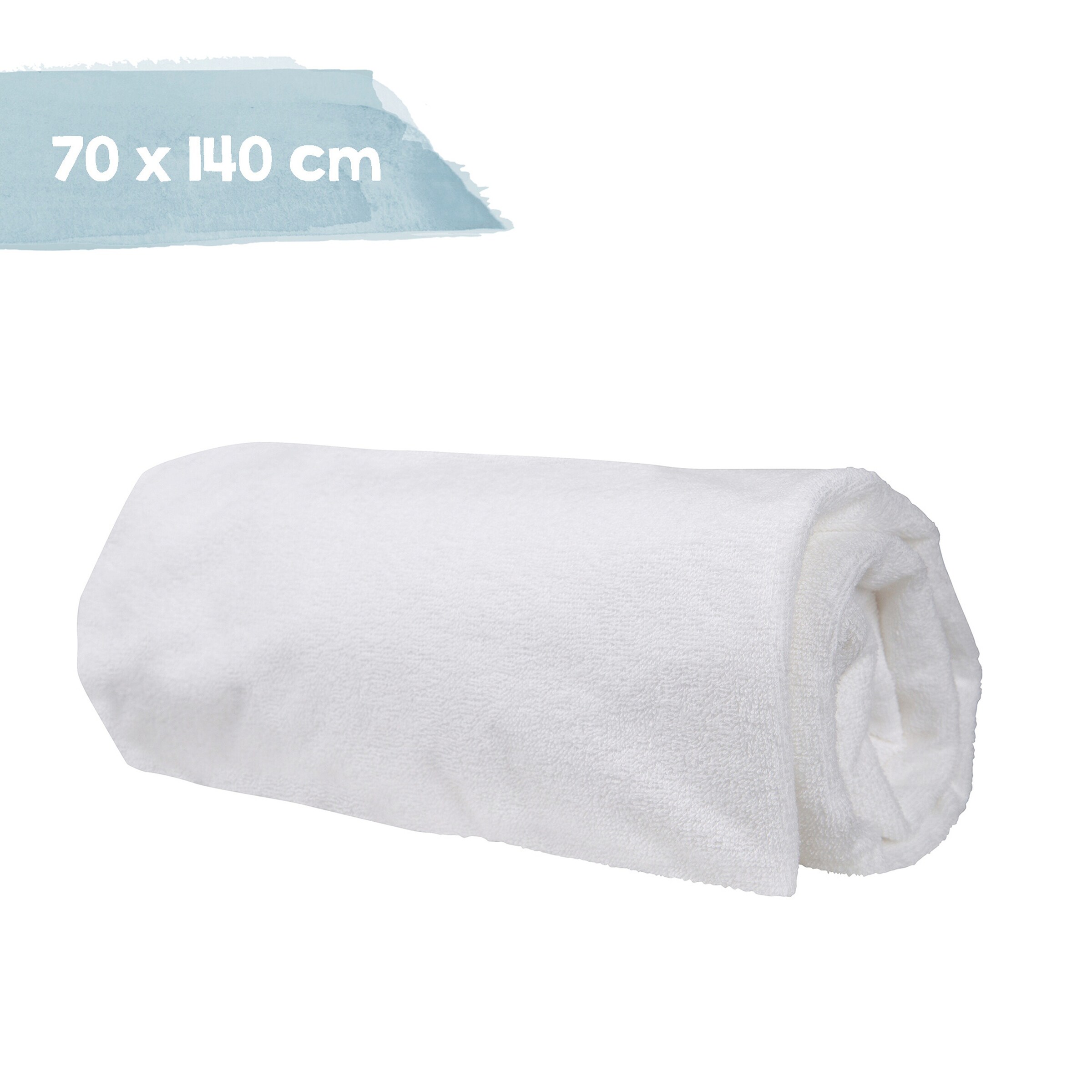 roba Spannbettlaken mit Feuchtigkeitsschutz, 70x140 cm safe asleep®