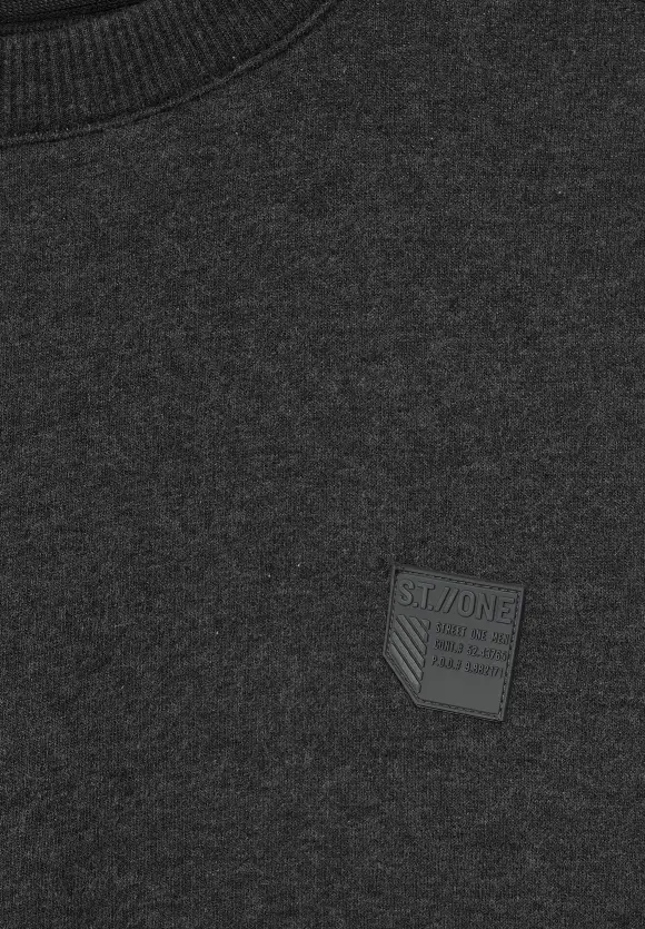 Supersoftes Sweatshirt - storm grey melange