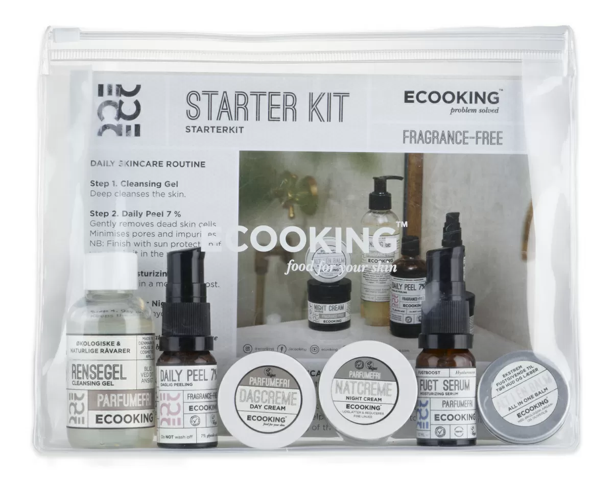 ECOOKING Starterkit Skincare Fragrance Free - 1 stk.