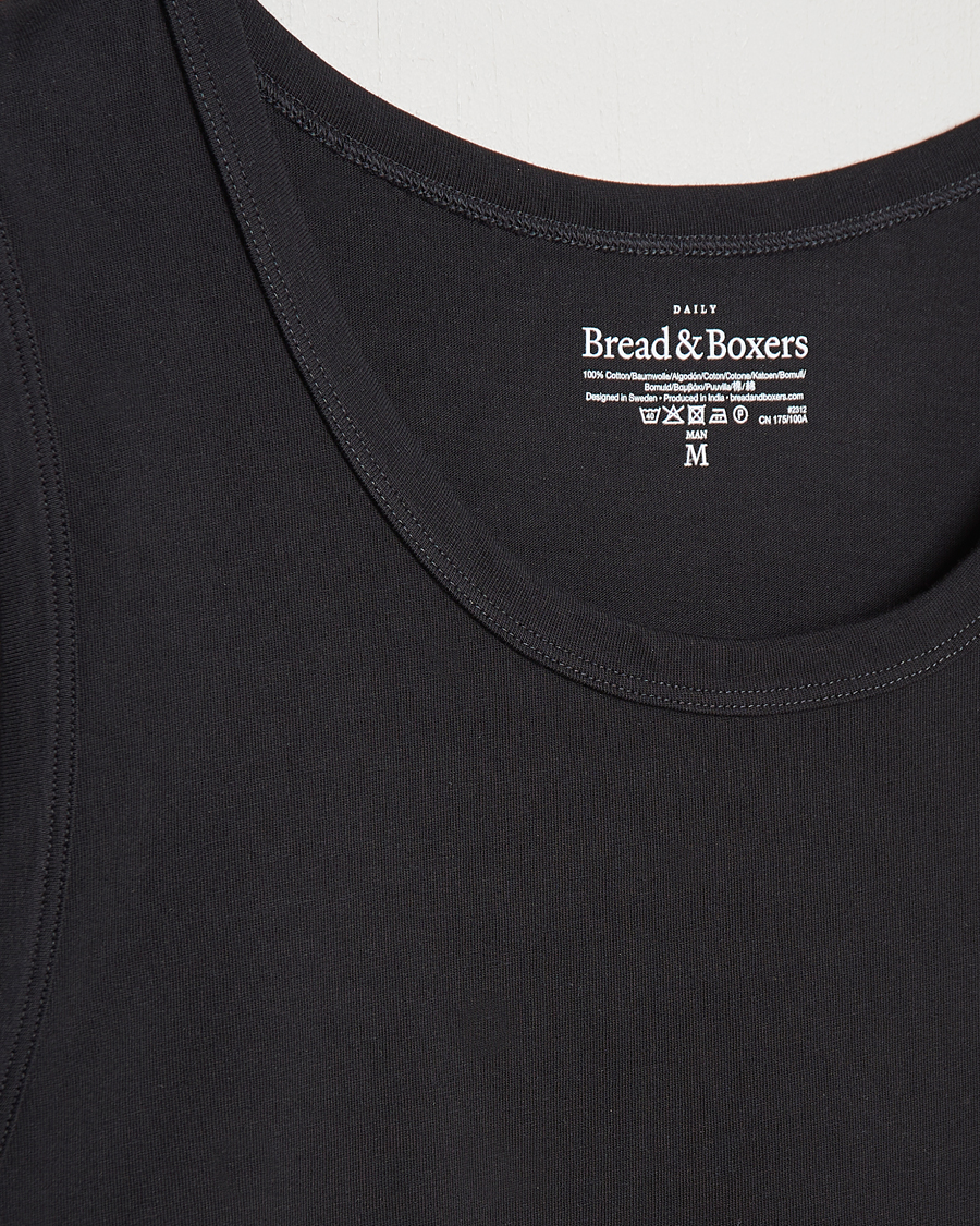 Bread & Boxers Relaxed Tank Top Black